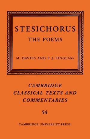 Stesichorus: The Poems de Stesichorus