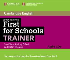 First for Schools Trainer Audio CDs (3) de Sue Elliott