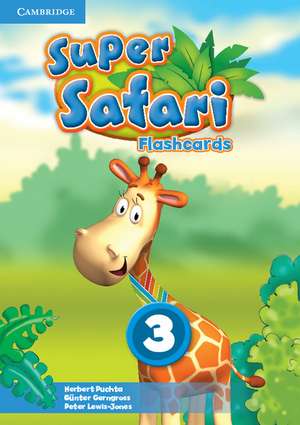 Super Safari Level 3 Flashcards (Pack of 78) de Herbert Puchta