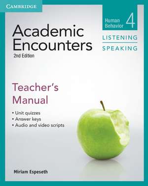 Academic Encounters Level 4 de Miriam Espeseth