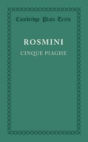 Cinque piaghe de Antonio Rosmini-Serbati