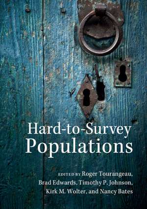 Hard-to-Survey Populations de Roger Tourangeau