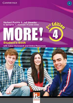 More! Level 4 Student's Book with Cyber Homework and Online Resources de Herbert Puchta