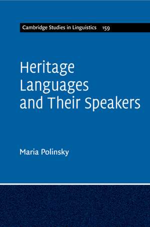 Heritage Languages and their Speakers de Maria Polinsky