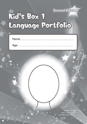 Kid's Box Level 1 Language Portfolio de Karen Elliott