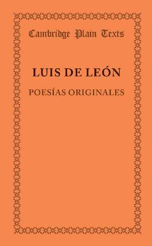 Poesias originales de Luis de Leon