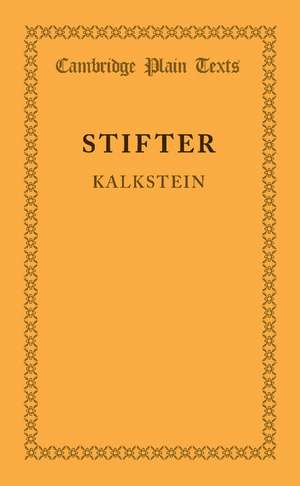 Stifter, A: Kalkstein