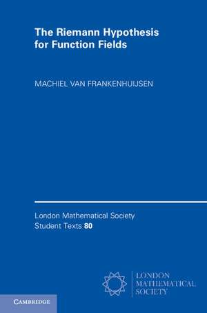 The Riemann Hypothesis for Function Fields: Frobenius Flow and Shift Operators de Machiel van Frankenhuijsen