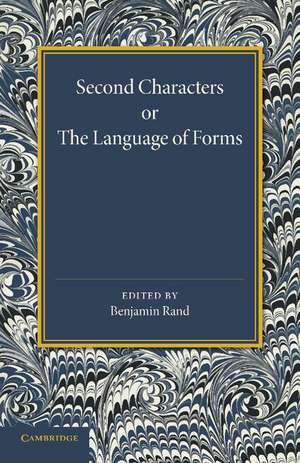 Second Characters or the Language of Forms de Anthony Ashley Cooper