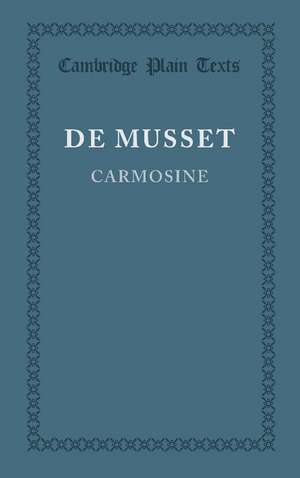 Carmosine de Alfred de Musset