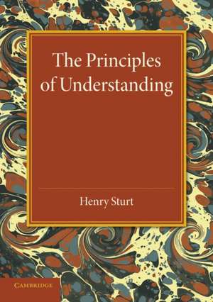 The Principles of Understanding: An Introduction to Logic from the Standpoint of Personal Idealism de Henry Sturt