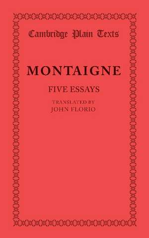 Five Essays de Montaigne