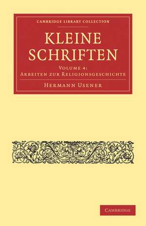 Kleine Schriften de Hermann Usener