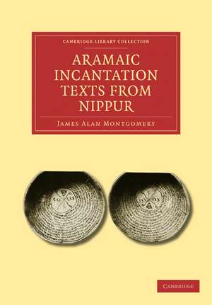 Aramaic Incantation Texts from Nippur de James Alan Montgomery