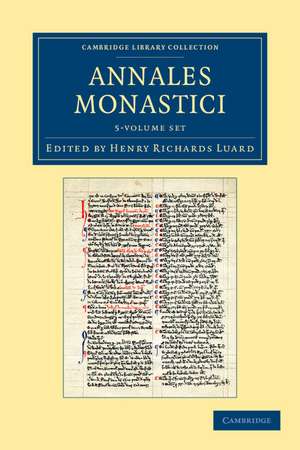 Annales Monastici 5 Volume Set de Henry Richards Luard