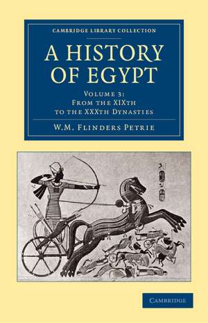 A History of Egypt: Volume 3, From the XIXth to the XXXth Dynasties de William Matthew Flinders Petrie