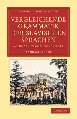 Vergleichende Grammatik der slavischen Sprachen de Franz Miklosich