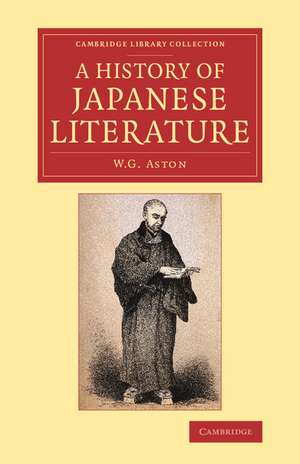 A History of Japanese Literature de W. G. Aston