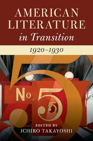 American Literature in Transition, 1920–1930 de Ichiro Takayoshi