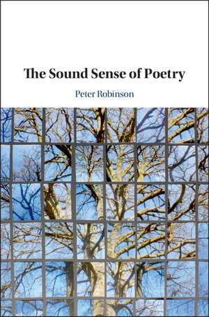 The Sound Sense of Poetry de Peter Robinson