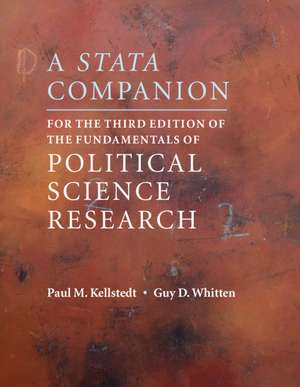 A Stata Companion for the Third Edition of The Fundamentals of Political Science Research de Paul M. Kellstedt