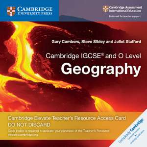 Cambridge IGCSE® and O Level Geography Digital Teacher's Resource Access Card de Gary Cambers