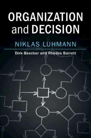 Organization and Decision de NIklas Luhmann