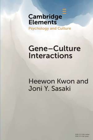 Gene-Culture Interactions: Toward an Explanatory Framework de Heewon Kwon