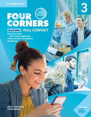 Four Corners Level 3 Super Value Pack (Full Contact with Self-study and Online Workbook) de Jack C. Richards