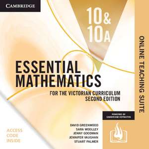 Essential Mathematics for the Victorian Curriculum 10&10A Online Teaching Suite Card de David Greenwood