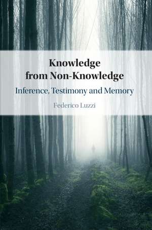 Knowledge from Non-Knowledge: Inference, Testimony and Memory de Federico Luzzi