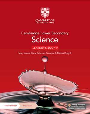 Cambridge Lower Secondary Science Learner's Book 9 with Digital Access (1 Year) de Mary Jones