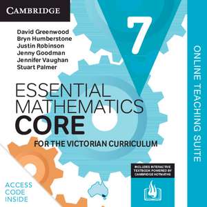 Essential Mathematics CORE for the Victorian Curriculum 7 Online Teaching Suite Card de David Greenwood