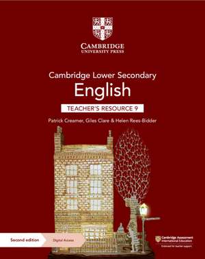 Cambridge Lower Secondary English Teacher's Resource 9 with Digital Access de Patrick Creamer