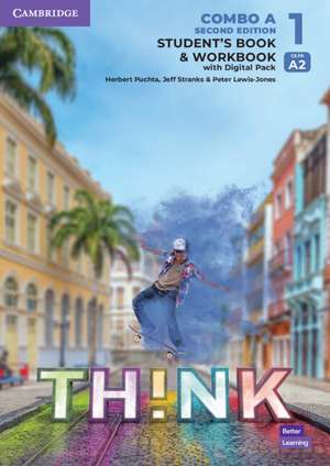 Think Level 1 Student's Book and Workbook with Digital Pack Combo A British English de Herbert Puchta