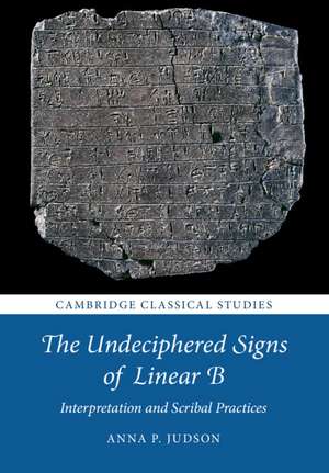 The Undeciphered Signs of Linear B: Interpretation and Scribal Practices de Anna P. Judson