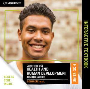 Cambridge VCE Health and Human Development Units 3&4 Digital Card de Sonia Goodacre