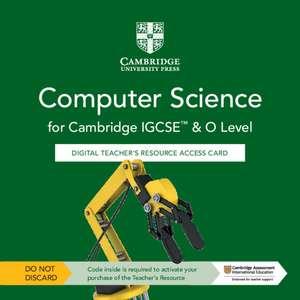 Cambridge IGCSE™ and O Level Computer Science Digital Teacher's Resource Access Card de Victoria Ellis