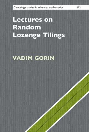 Lectures on Random Lozenge Tilings de Vadim Gorin