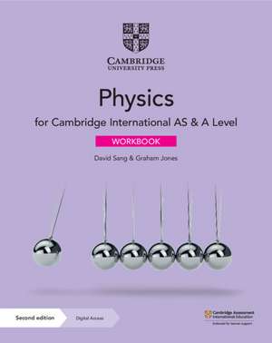 Cambridge International AS & A Level Physics Workbook with Digital Access (2 Years) de David Sang