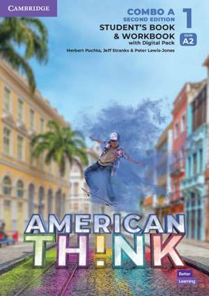 Think Level 1 Student's Book and Workbook with Digital Pack Combo A American English de Herbert Puchta