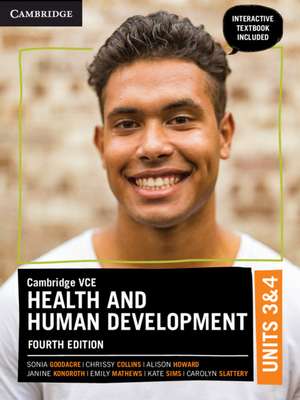 Cambridge VCE Health and Human Development Units 3&4 de Sonia Goodacre