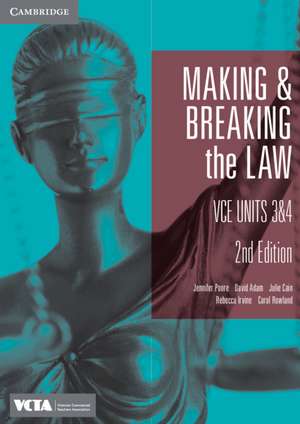 Cambridge Making and Breaking the Law VCE Units 3&4 de Jennifer Poore