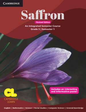 Saffron Level 5 Student's Book Semester 1 de Lata Nallur