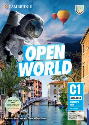 Open World Advanced Self-Study Pack with Answers de Anthony Cosgrove