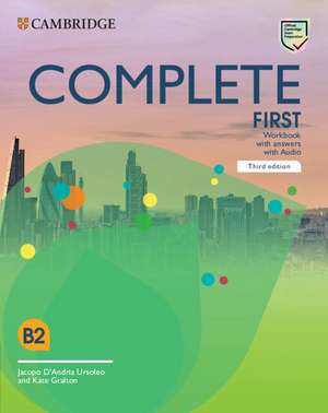 Complete First Workbook with Answers with Audio de Jacopo D'Andria Ursoleo