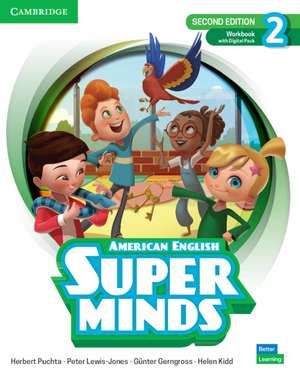 Super Minds Level 2 Workbook with Digital Pack American English de Herbert Puchta