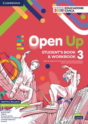 Open Up Level 3 Student's Book and Workbook Combo Standard Pack de Clare Kennedy