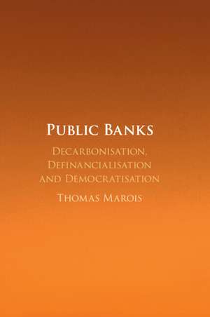 Public Banks: Decarbonisation, Definancialisation and Democratisation de Thomas Marois