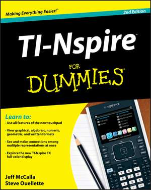 TI–Nspire For Dummies de Jeff McCalla